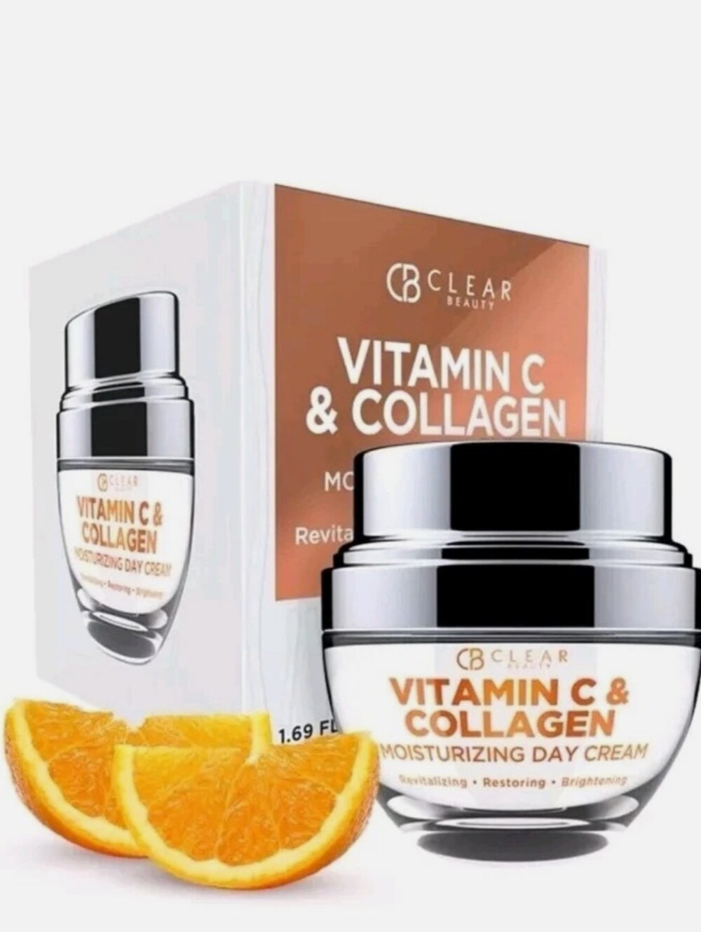 K-Beauty Vitamin C & Collagen Day Cream Vegan, Cruelty Free, Made In Korea